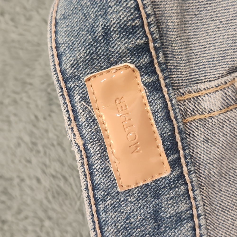 MOTHER The Slacker Fray Jeans in Wash- Love Drunk Cowboy Size 32! - Picture 2 of 14